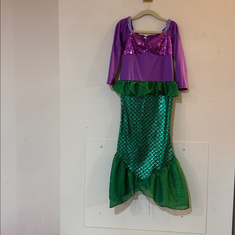 Purple and Green Mermaid Costume-Kids